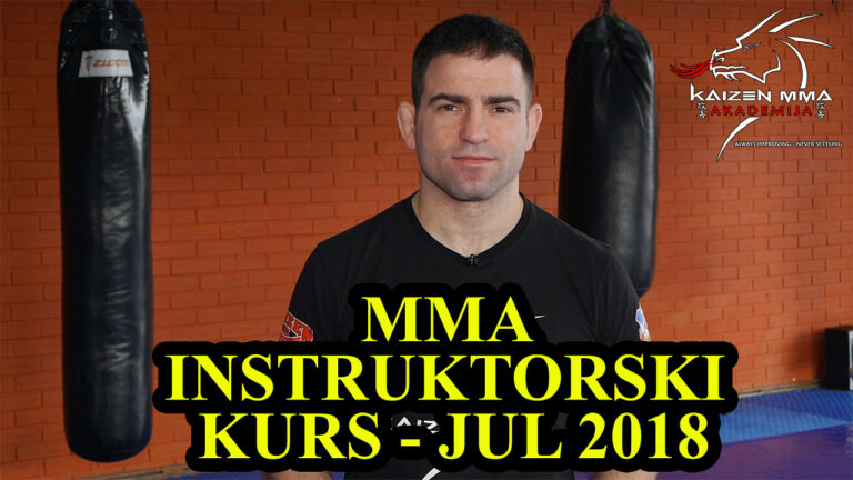 MMA instruktorski kurs (jul 2018) – sve informacije